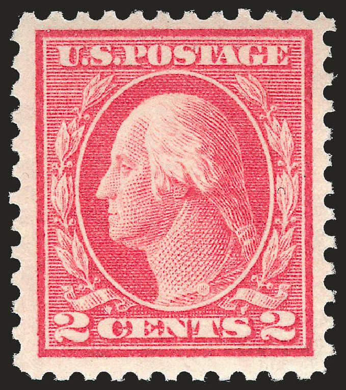 US Stamps Prices Scott Catalogue # 461: 1915 2c Washington Perf 11. Robert Siegel Auction Galleries, Apr 2009, Sale 972, Lot 3345