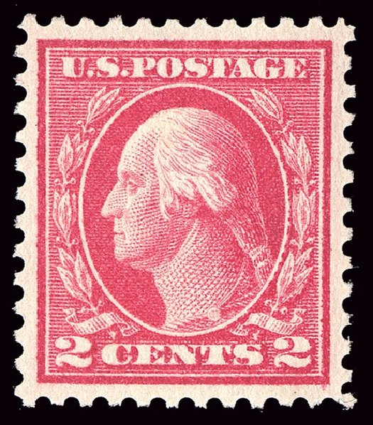 US Stamp Value Scott 461 - 2c 1915 Washington Perf 11. Spink Shreves Galleries, Jan 2014, Sale 146, Lot 425