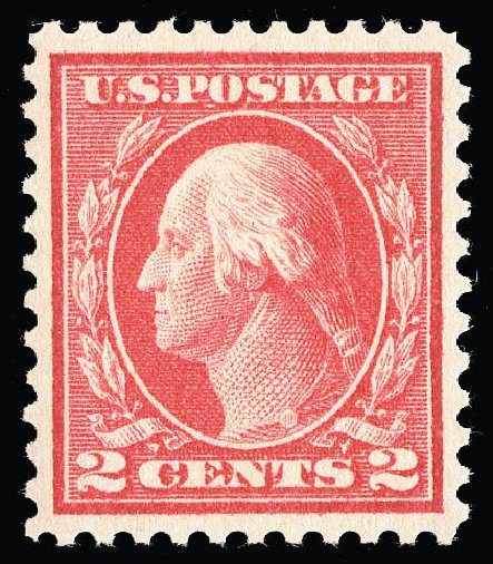 US Stamp Price Scott Catalogue 461 - 2c 1915 Washington Perf 11. Matthew Bennett International, Sep 2012, Sale 346, Lot 842