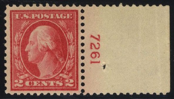 Values of US Stamp Scott Catalogue # 461: 2c 1915 Washington Perf 11. Cherrystone Auctions, Mar 2008, Sale 200803, Lot 282