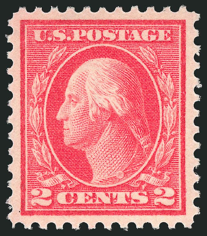 Values of US Stamp Scott 461 - 2c 1915 Washington Perf 11. Robert Siegel Auction Galleries, Feb 2015, Sale 1092, Lot 1332