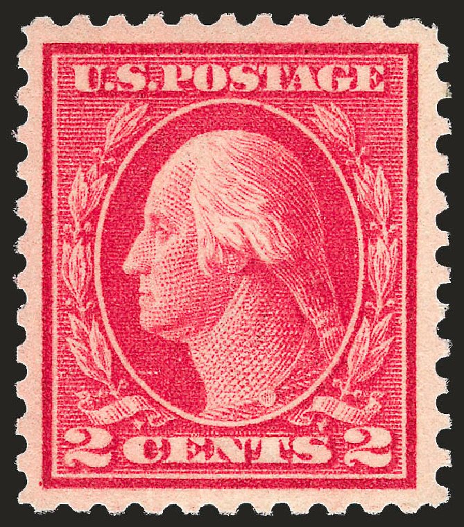 Value of US Stamp Scott # 461 - 1915 2c Washington Perf 11. Robert Siegel Auction Galleries, Oct 2008, Sale 963, Lot 1002