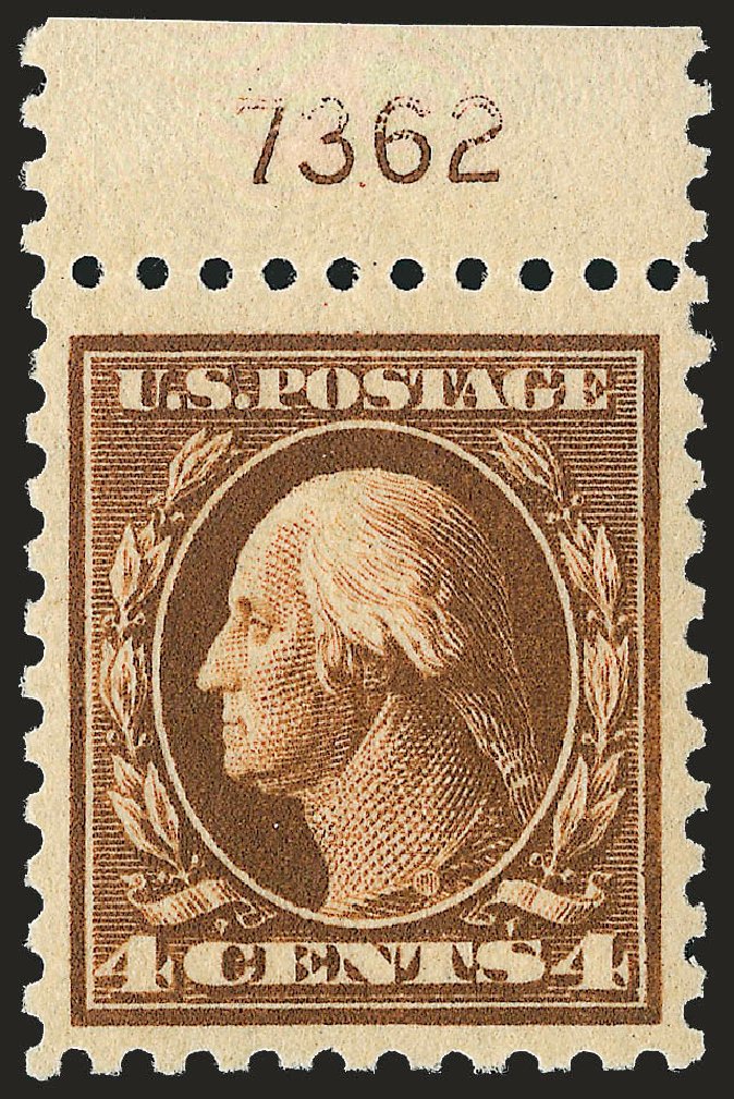 Price of US Stamp Scott # 465: 1916 4c Washington Perf 10. Robert Siegel Auction Galleries, Sep 2009, Sale 968B, Lot 610