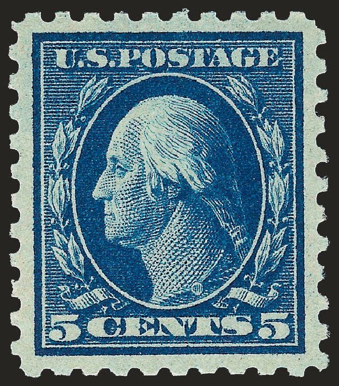 Costs of US Stamps Scott Cat. # 466 - 5c 1916 Washington Perf 10. Robert Siegel Auction Galleries, Dec 2008, Sale 967, Lot 4818