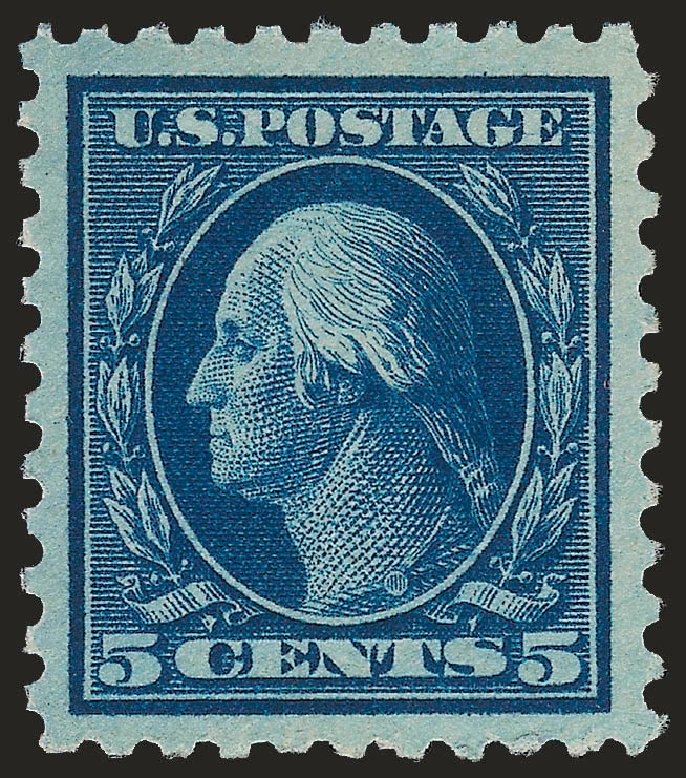 Values of US Stamp Scott # 466 - 1916 5c Washington Perf 10. Robert Siegel Auction Galleries, Jun 2009, Sale 975, Lot 1888