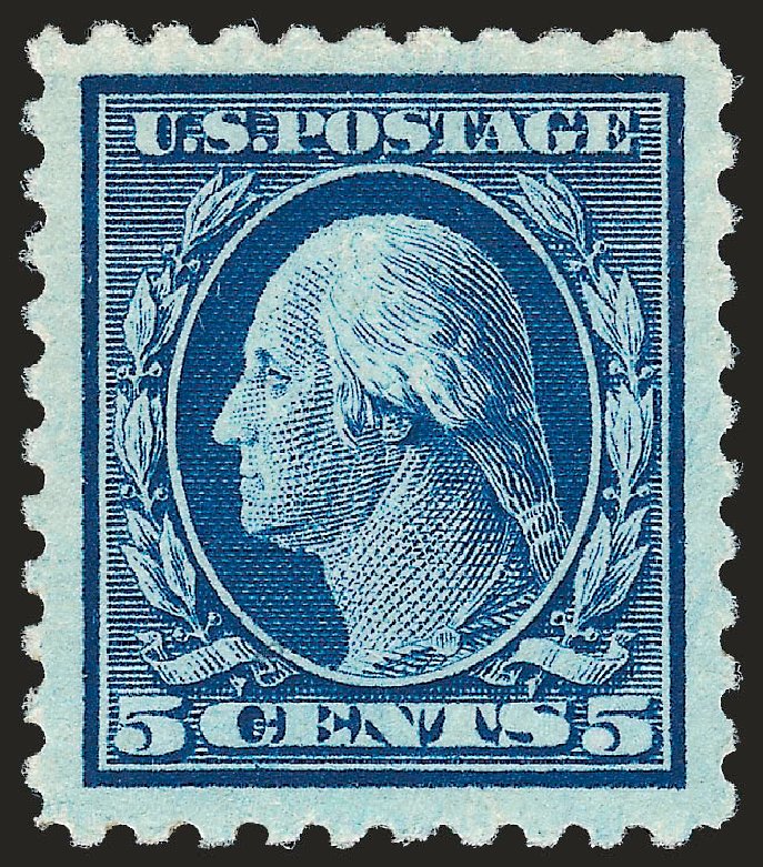 Costs of US Stamps Scott Catalogue #466: 5c 1916 Washington Perf 10. Robert Siegel Auction Galleries, Dec 2008, Sale 967, Lot 4819