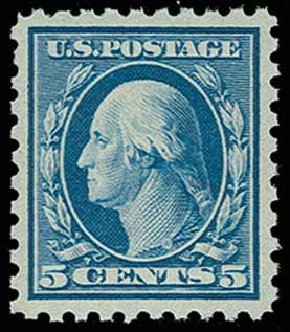 Prices of US Stamp Scott Cat. #466 - 5c 1916 Washington Perf 10. H.R. Harmer, Jun 2013, Sale 3003, Lot 1321