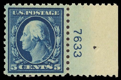 Costs of US Stamp Scott Catalog # 466: 1916 5c Washington Perf 10. Daniel Kelleher Auctions, Jun 2012, Sale 630, Lot 1854