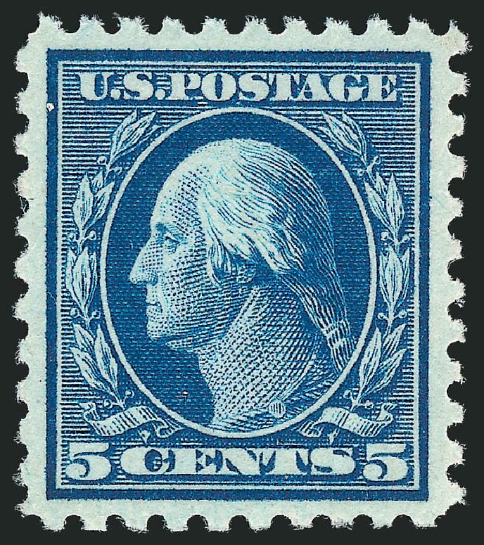 Values of US Stamp Scott # 466 - 1916 5c Washington Perf 10. Robert Siegel Auction Galleries, Nov 2012, Sale 1034, Lot 434