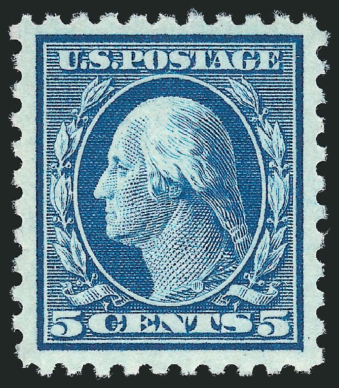 Costs of US Stamp Scott 466: 5c 1916 Washington Perf 10. Robert Siegel Auction Galleries, Oct 2010, Sale 997, Lot 6022