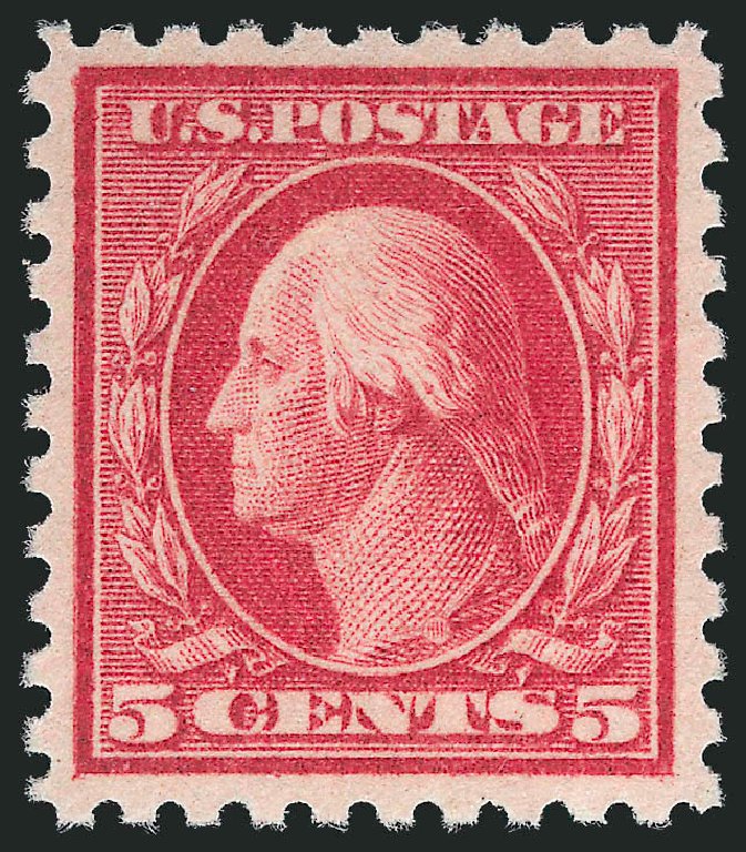 Price of US Stamp Scott Catalogue # 467: 5c 1917 Washington Perf 10 error. Robert Siegel Auction Galleries, May 2013, Sale 1044, Lot 287
