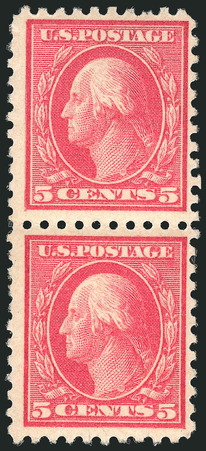 Cost of US Stamps Scott Catalog 467 - 1917 5c Washington Perf 10 error. Robert Siegel Auction Galleries, Nov 2013, Sale 1061, Lot 3947