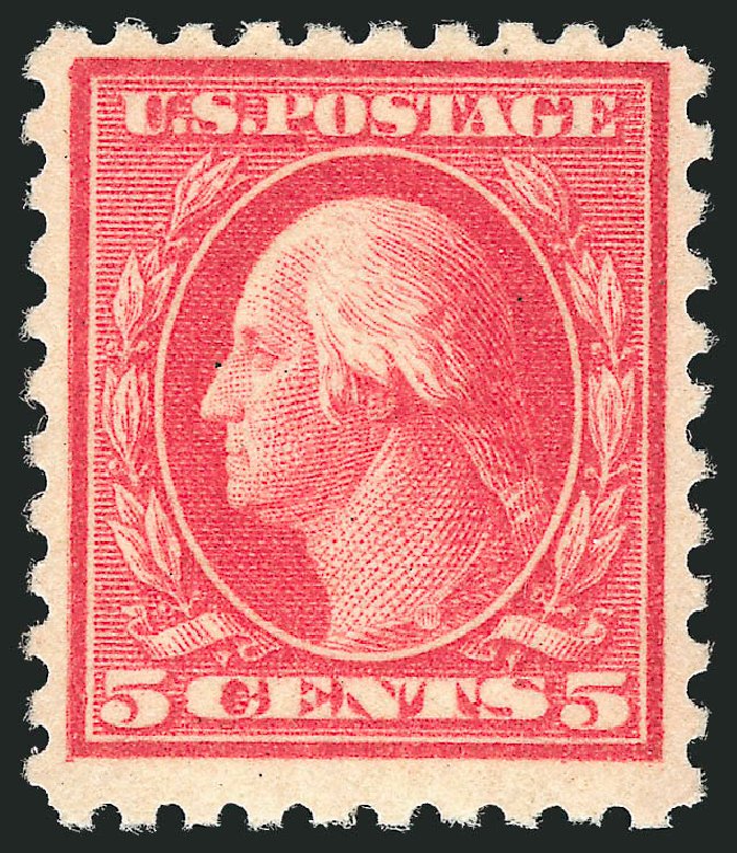 Costs of US Stamps Scott Catalog 467 - 5c 1917 Washington Perf 10 error. Robert Siegel Auction Galleries, Feb 2015, Sale 1092, Lot 1337