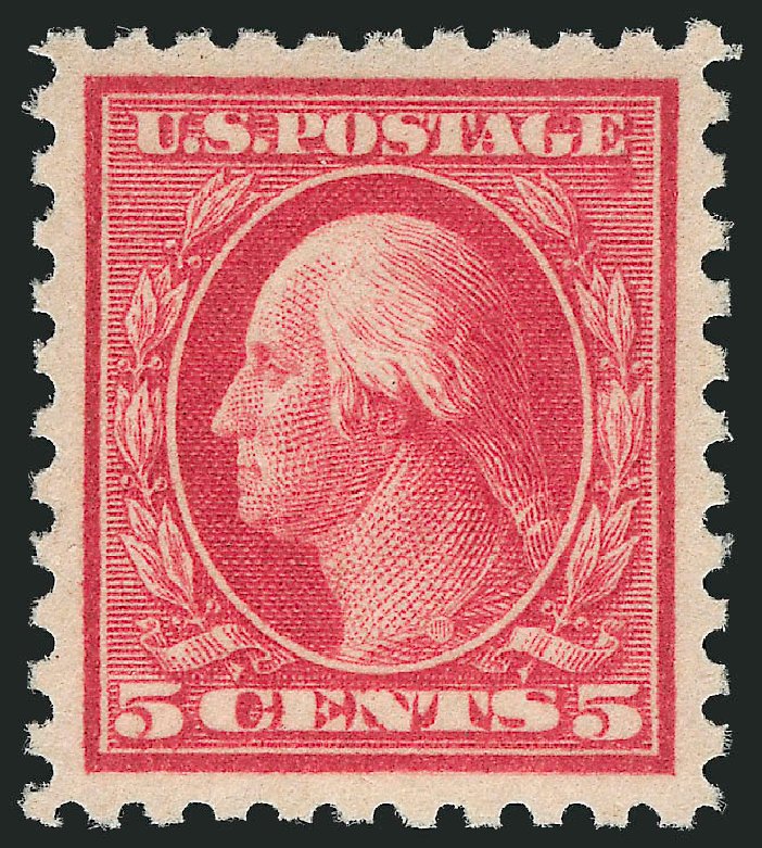 US Stamp Prices Scott 467 - 5c 1917 Washington Perf 10 error. Robert Siegel Auction Galleries, Feb 2015, Sale 1093, Lot 387