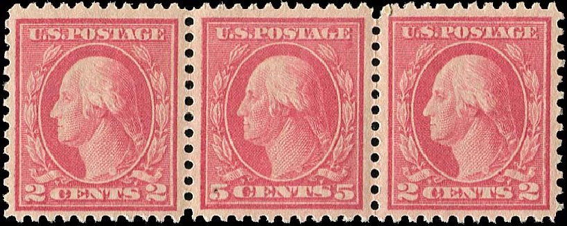 Costs of US Stamp Scott Cat. # 467 - 1917 5c Washington Perf 10 error. Regency-Superior, Nov 2014, Sale 108, Lot 878