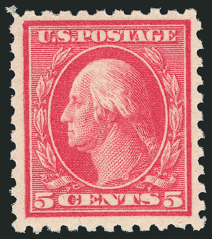 Costs of US Stamp Scott Catalogue # 467 - 5c 1917 Washington Perf 10 error. Robert Siegel Auction Galleries, Sep 2008, Sale 962, Lot 2749