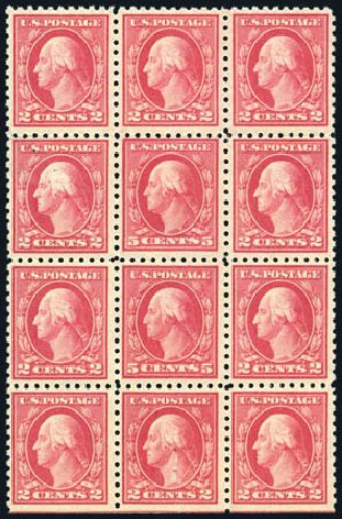 US Stamp Price Scott Catalogue # 467 - 1917 5c Washington Perf 10 error. Harmer-Schau Auction Galleries, Jun 2008, Sale 78, Lot 1581
