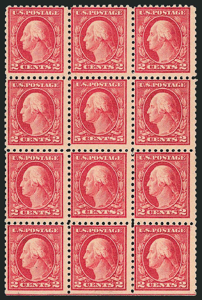 Costs of US Stamps Scott Cat. #467 - 1917 5c Washington Perf 10 error. Robert Siegel Auction Galleries, Sep 2008, Sale 962, Lot 2751