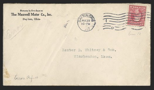 Costs of US Stamp Scott #467: 1917 5c Washington Perf 10 error. Spink Shreves Galleries, Nov 2012, Sale 141, Lot 171