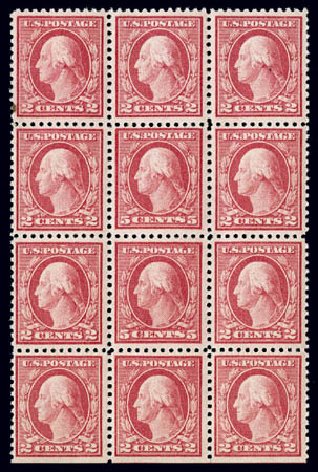 US Stamps Value Scott Cat. 467: 1917 5c Washington Perf 10 error. Matthew Bennett International, Jun 2008, Sale 328, Lot 984