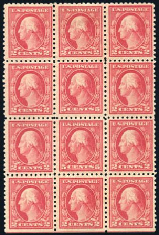 Cost of US Stamps Scott Catalog # 467 - 5c 1917 Washington Perf 10 error. Harmer-Schau Auction Galleries, Aug 2011, Sale 90, Lot 1535