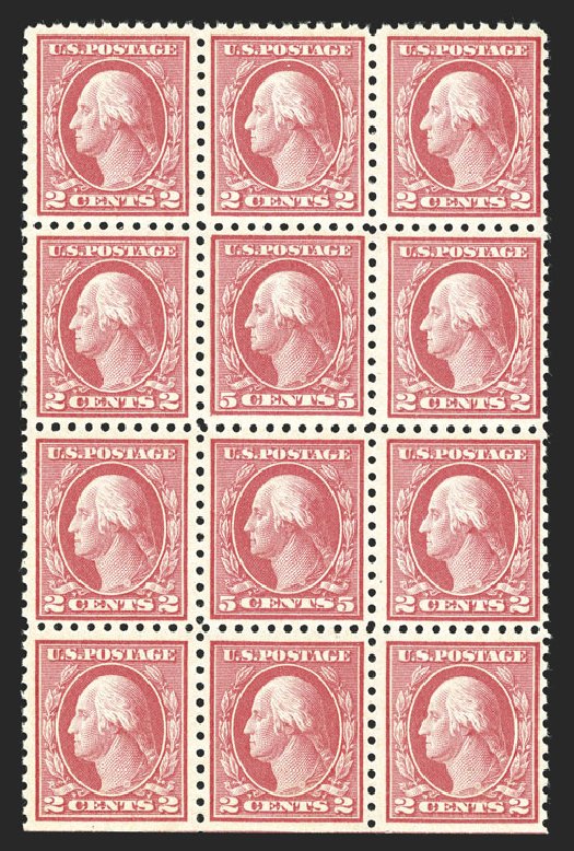 Costs of US Stamps Scott Catalogue 467 - 1917 5c Washington Perf 10 error. Spink Shreves Galleries, Mar 2013, Sale 142, Lot 365