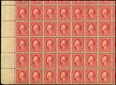 Cost of US Stamp Scott Cat. # 467: 1917 5c Washington Perf 10 error. Harmer-Schau Auction Galleries, Feb 2012, Sale 92, Lot 1166