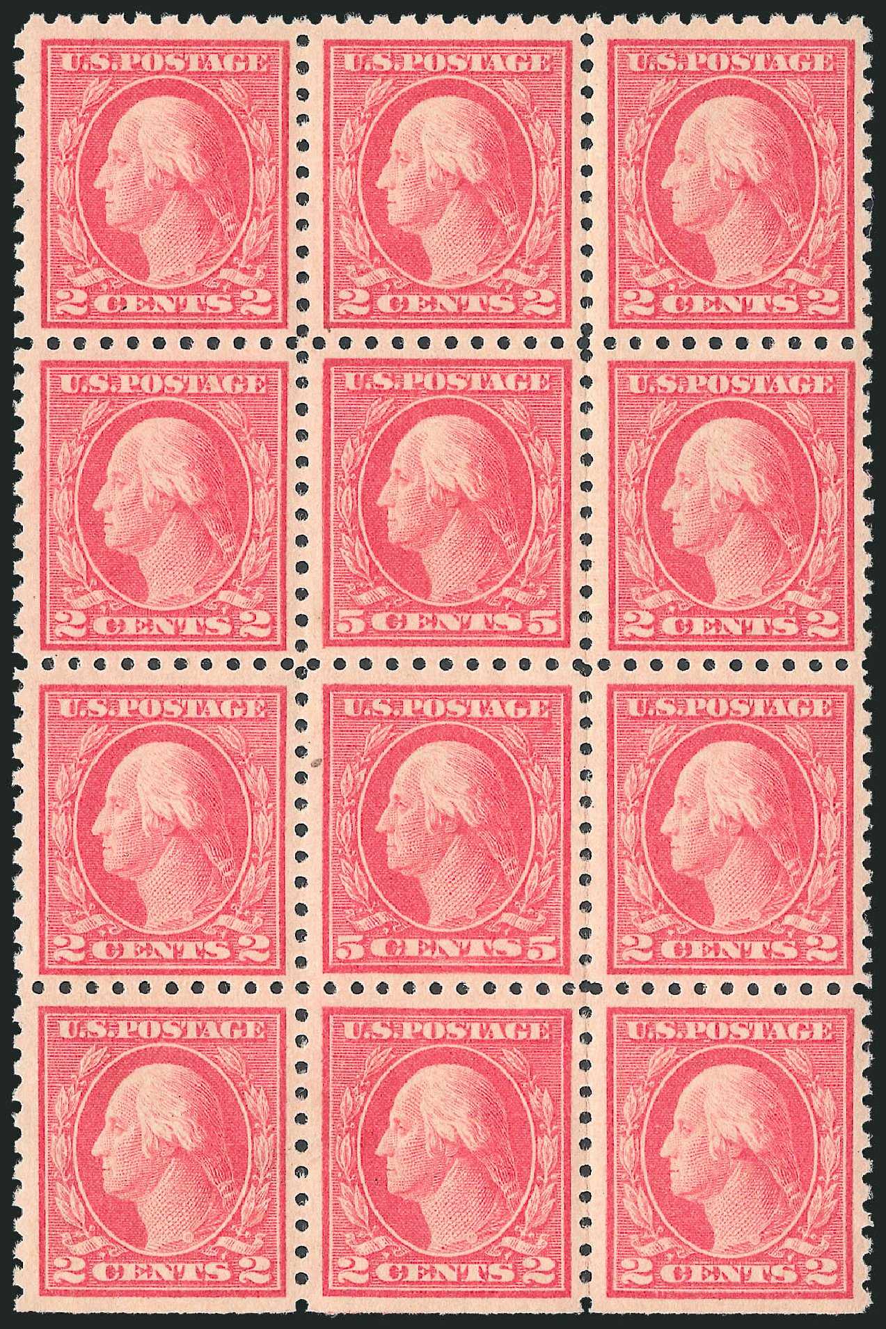 Price of US Stamp Scott 467: 5c 1917 Washington Perf 10 error. Robert Siegel Auction Galleries, Mar 2011, Sale 1007, Lot 2756