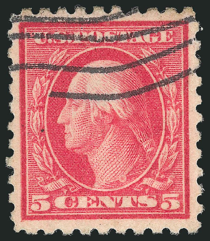 Price of US Stamp Scott #467 - 5c 1917 Washington Perf 10 error. Robert Siegel Auction Galleries, Mar 2014, Sale 1067, Lot 1556