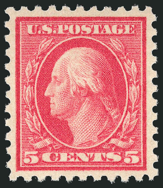 Cost of US Stamps Scott Catalog #467 - 5c 1917 Washington Perf 10 error. Robert Siegel Auction Galleries, Feb 2015, Sale 1092, Lot 1336