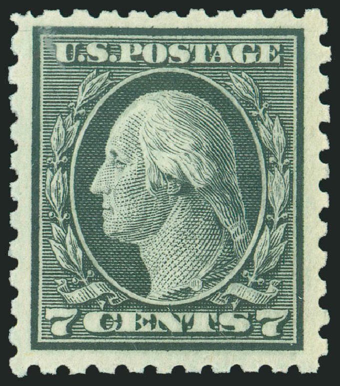 US Stamp Values Scott 469 - 1916 7c Washington Perf 10. Robert Siegel Auction Galleries, Jun 2009, Sale 975, Lot 1890