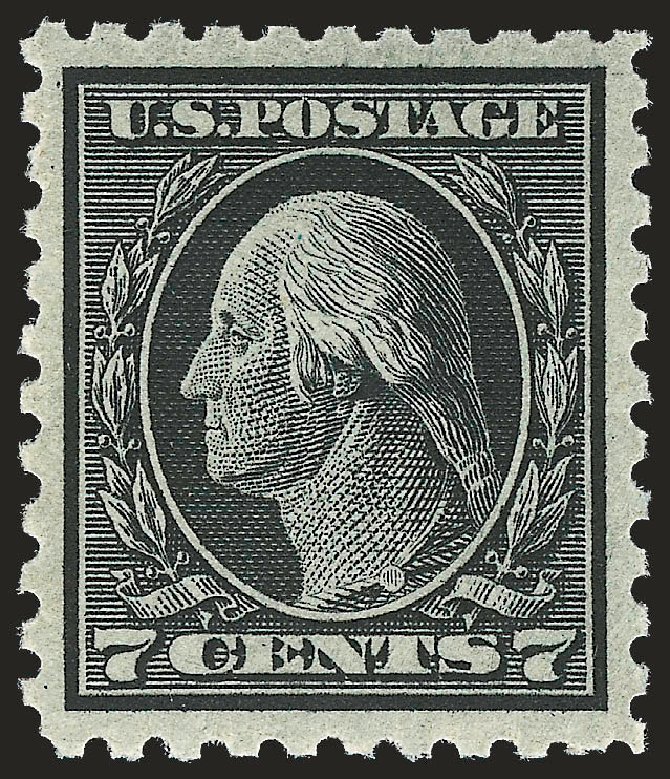 Values of US Stamps Scott Cat. # 469 - 1916 7c Washington Perf 10. Robert Siegel Auction Galleries, Sep 2009, Sale 976, Lot 2060