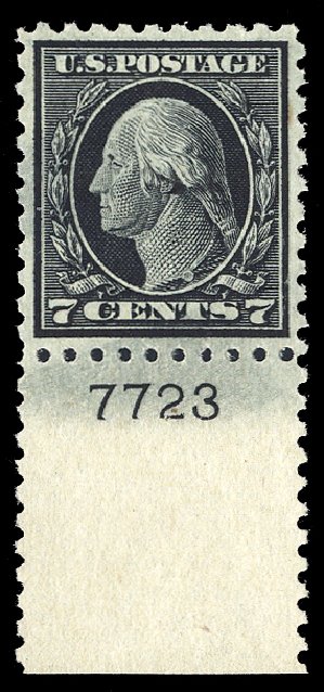 Costs of US Stamps Scott Cat. # 469 - 7c 1916 Washington Perf 10. Cherrystone Auctions, Jun 2011, Sale 201106, Lot 72