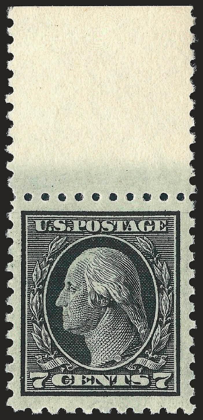 US Stamp Price Scott #469 - 7c 1916 Washington Perf 10. Robert Siegel Auction Galleries, Sep 2009, Sale 968B, Lot 616