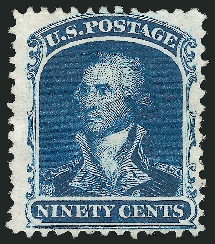 Values of US Stamps Scott 47 - 90c 1875 Washington Reprint. Robert Siegel Auction Galleries, Mar 2012, Sale 1019, Lot 387