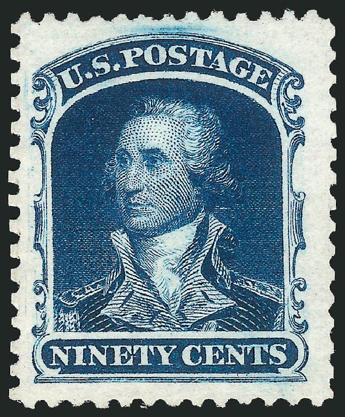 Cost of US Stamps Scott Catalog 47: 90c 1875 Washington Reprint. Robert Siegel Auction Galleries, Dec 2012, Sale 1036, Lot 108