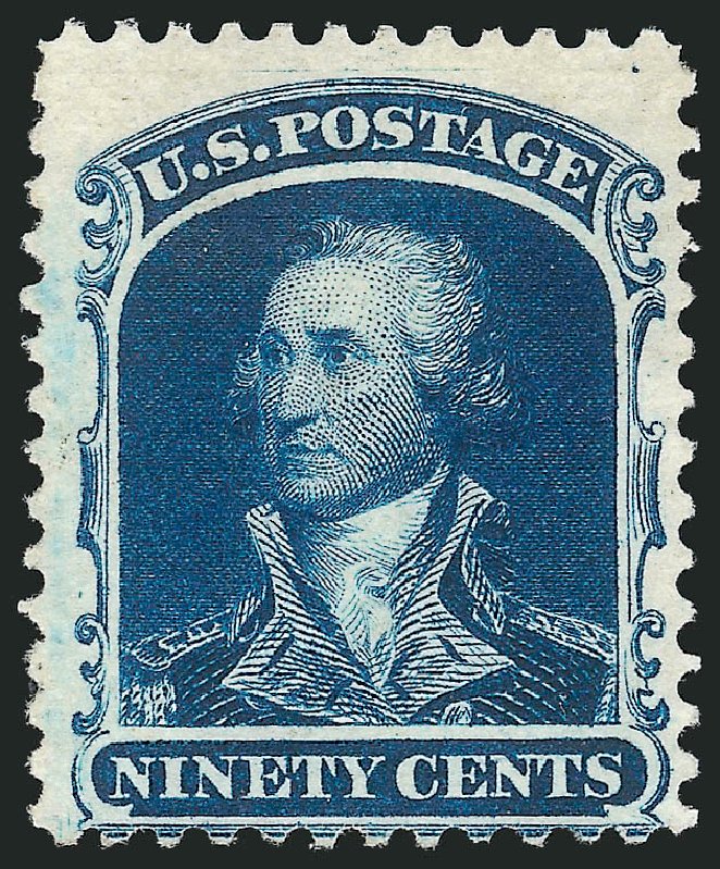 US Stamp Price Scott Catalog #47 - 1875 90c Washington Reprint. Robert Siegel Auction Galleries, Feb 2015, Sale 1092, Lot 1048