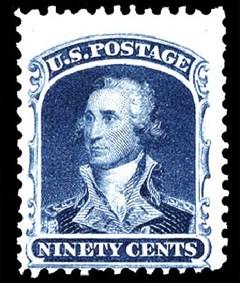 Prices of US Stamps Scott # 47 - 90c 1875 Washington Reprint. Cherrystone Auctions, Nov 2009, Sale 200911, Lot 3031