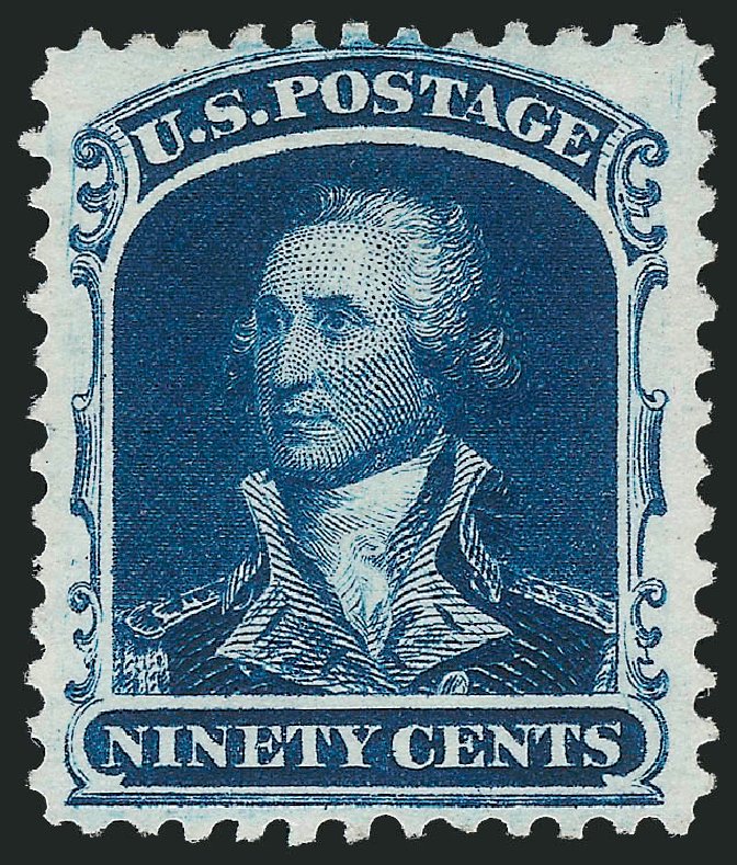 US Stamp Price Scott Cat. 47 - 1875 90c Washington Reprint. Robert Siegel Auction Galleries, Oct 2011, Sale 1014, Lot 1155