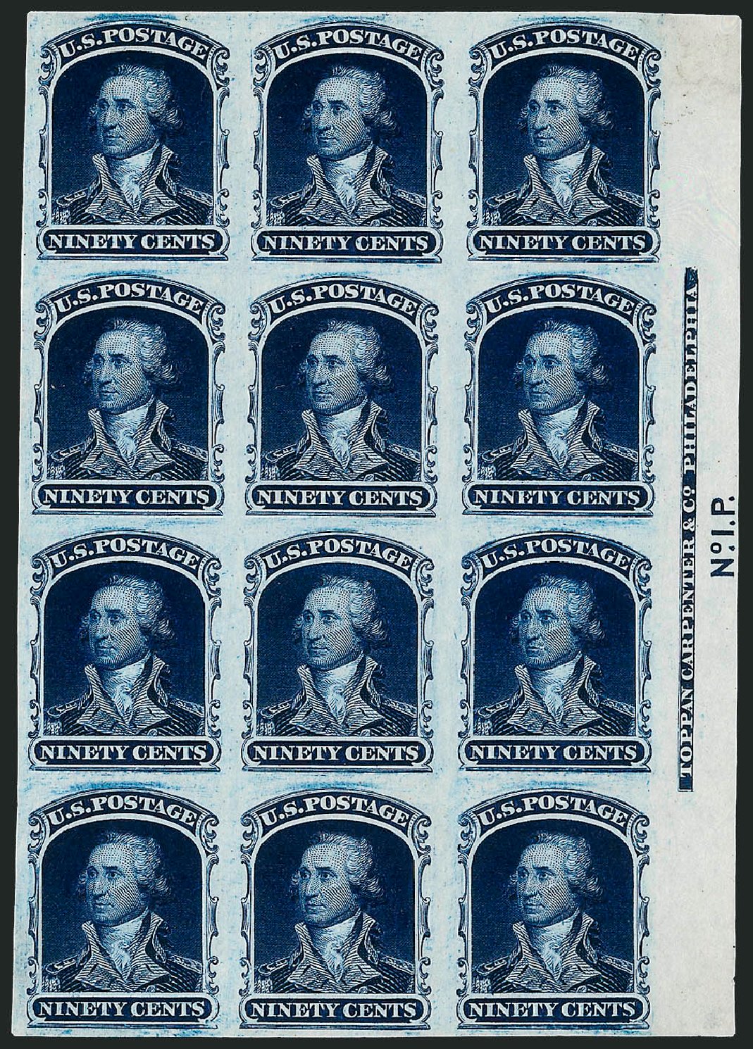 Value of US Stamps Scott #47: 1875 90c Washington Reprint. Robert Siegel Auction Galleries, Sep 2008, Sale 962, Lot 2023