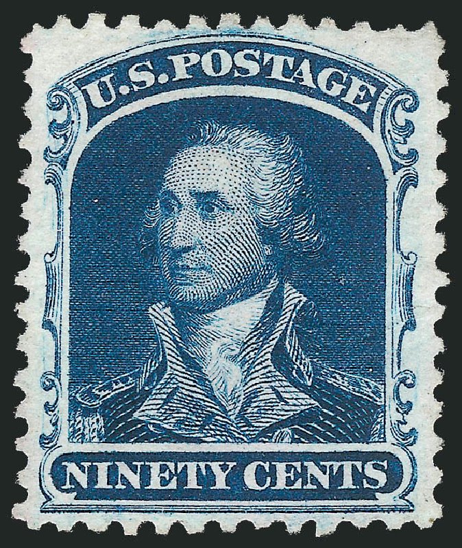 US Stamps Values Scott # 47 - 90c 1875 Washington Reprint. Robert Siegel Auction Galleries, Oct 2010, Sale 997, Lot 5323