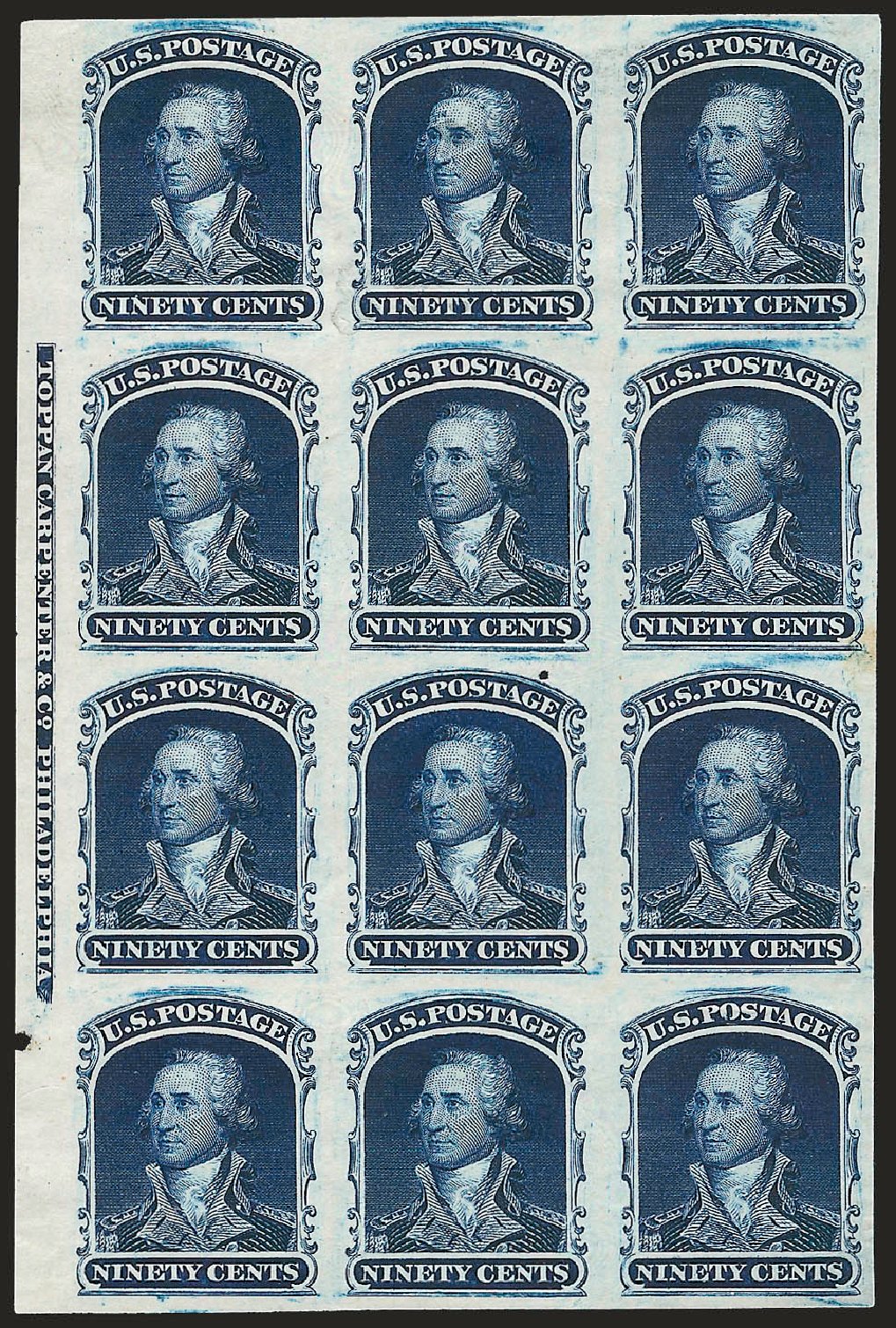 Cost of US Stamp Scott #47 - 1875 90c Washington Reprint. Robert Siegel Auction Galleries, Jun 2009, Sale 975, Lot 1006
