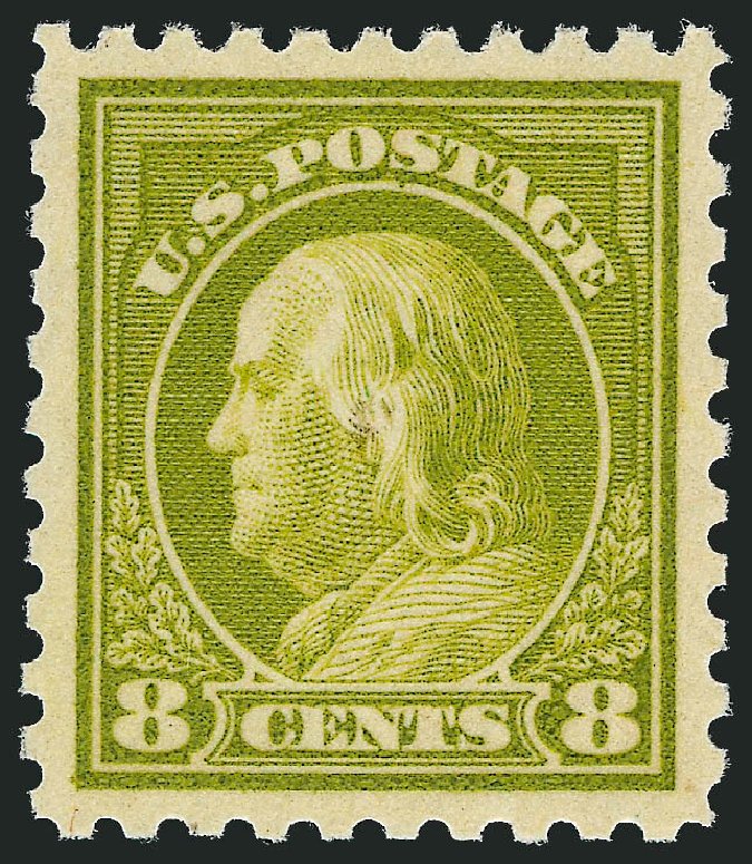 Value of US Stamp Scott Cat. # 470 - 1916 8c Franklin Perf 10. Robert Siegel Auction Galleries, Sep 2009, Sale 976, Lot 2061