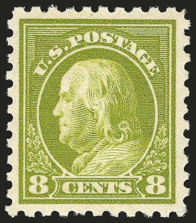 US Stamps Price Scott Catalogue 470 - 8c 1916 Franklin Perf 10. Robert Siegel Auction Galleries, Apr 2010, Sale 984, Lot 904