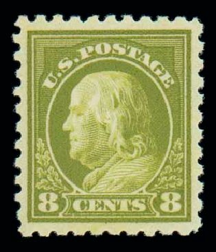 Price of US Stamps Scott Cat. #470 - 1916 8c Franklin Perf 10. Matthew Bennett International, Jun 2007, Sale 319, Lot 1465