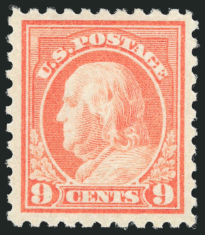 US Stamp Value Scott # 471 - 1916 9c Franklin Perf 10. Robert Siegel Auction Galleries, Dec 2011, Sale 1017, Lot 829