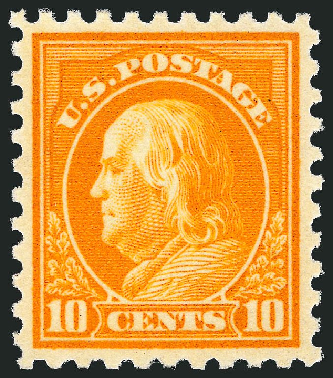 Prices of US Stamps Scott 472 - 10c 1916 Franklin Perf 10. Robert Siegel Auction Galleries, Jun 2011, Sale 1011, Lot 751