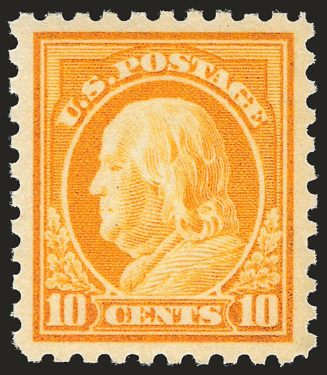 US Stamp Value Scott #472: 1916 10c Franklin Perf 10. Robert Siegel Auction Galleries, Apr 2010, Sale 984, Lot 905