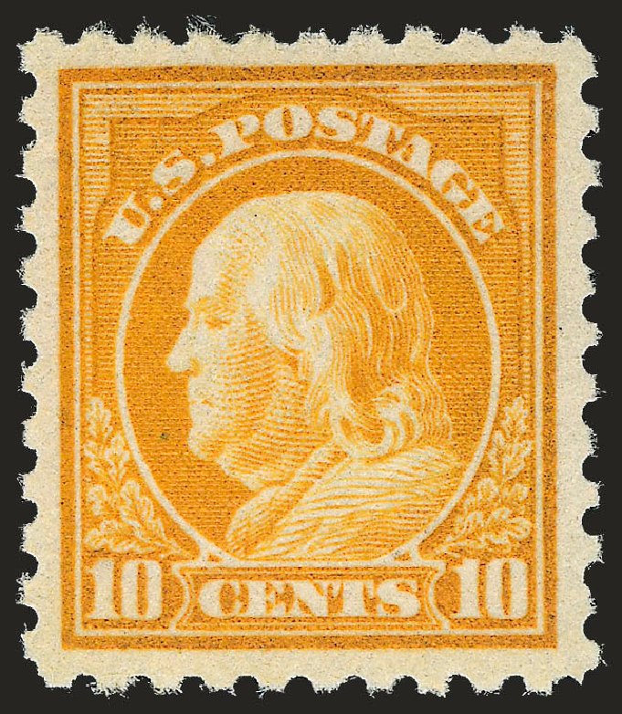 Costs of US Stamp Scott Cat. #472 - 1916 10c Franklin Perf 10. Robert Siegel Auction Galleries, Jun 2010, Sale 992, Lot 2495