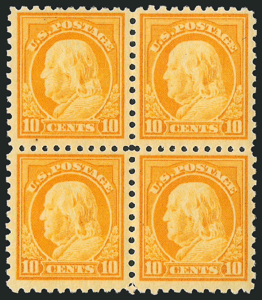 Price of US Stamp Scott Catalogue 472 - 10c 1916 Franklin Perf 10. Robert Siegel Auction Galleries, Mar 2011, Sale 1007, Lot 2762